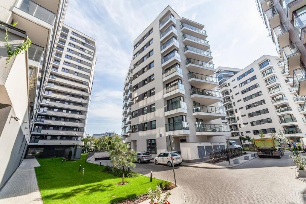 Stylowy Apartament Centrum Warszawy Z Tarasem Warsaw Exterior photo